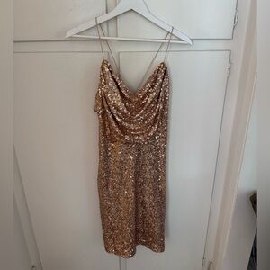 Badgley Mischka sequin dress